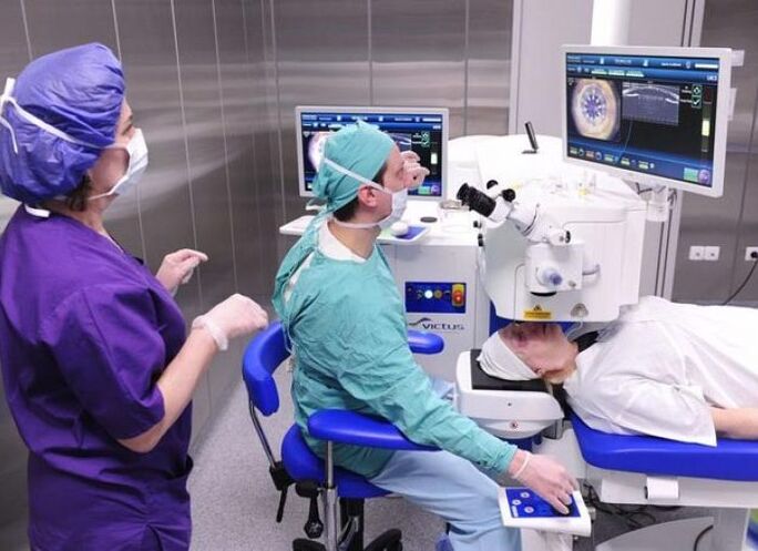 La coagulazione laser viene eseguita per le rotture retiniche